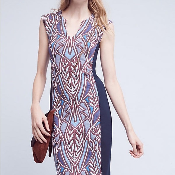 Anthropologie Dresses & Skirts - Anthropologie Cleo Jacquard Sheath Dress